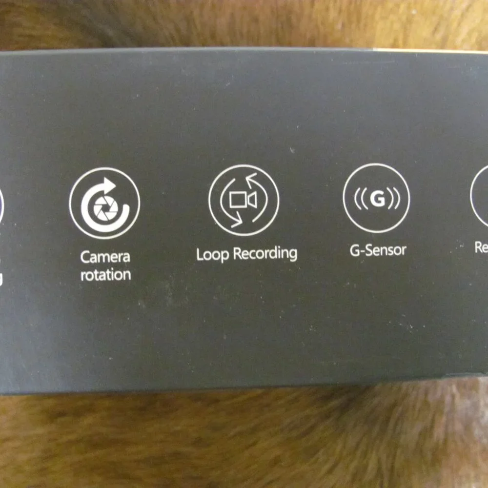 VEHICLE‎ BLACKBOX DVR DUAL LENS NIP